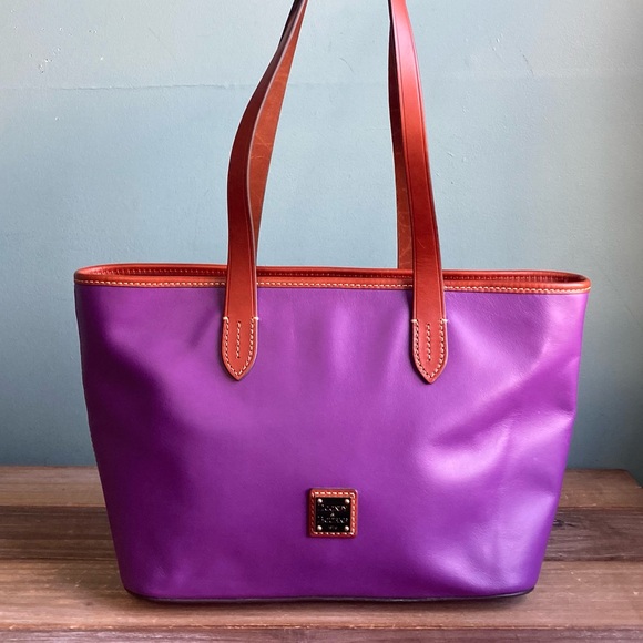 Dooney & Bourke Coated Canvas and Leather Bag - Picture 4 of 10